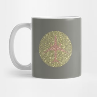 Colorblind Airplane Airport Symbol Mug